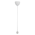 pendant suspension DELUX, white