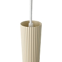 Luci a sospesione VICO GU10 IP20, beige dimmerabile