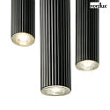 Nordlux Pendelleuchte VICO, 3-flammig, 3x GU10, IP20, dimmbar, schwarz