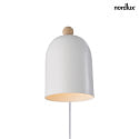 Nordlux Luminaire mural GASTON E27 IP20, blanche 