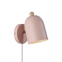 wall luminaire GASTON E27 IP20, soft pink