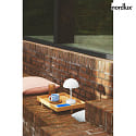 Nordlux battery table lamp ELLEN TO-GO IP44, white dimmable