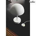 Nordlux battery table lamp ELLEN TO-GO IP44, white dimmable