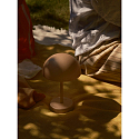 Nordlux Lampe de table � accu ELLEN TO-GO sans chargeur, avec IP station de rechargea IP44, marron, mat gradable
