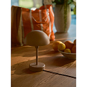 Nordlux Lampe de table � accu ELLEN TO-GO sans chargeur, avec IP station de rechargea IP44, marron, mat gradable