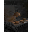 Nordlux Lampe de table � accu ELLEN TO-GO sans chargeur, avec IP station de rechargea IP44, marron, mat gradable
