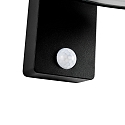 Nordlux solar wall luminaire JUSTINA with sensor IP44, black  Nordlux solar wall luminaire JUSTINA with sensor IP44, black