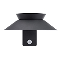 Lampe murale solaire JUSTINA avec capteur IP44, anthrazit