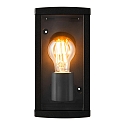 Nordlux Lampada da parete LUCHY E27 IP44, nero dimmerabile