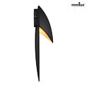 Nordlux wall luminaire VALOPIN IP54, black 