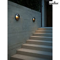 Nordlux wall luminaire VALOPIN IP54, black 