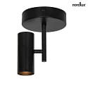 Nordlux Spot JEROME GU10 IP20, nero dimmerabile