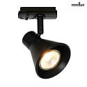 1-phase spot EIK LINK set of 3 GU10 IP20, black dimmable