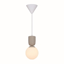 pendant luminaire SADIE E14 IP20, beige dimmable
