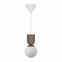 Nordlux Luminaire  suspension SADIE E14 IP20, brun clair gradable