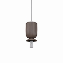 Nordlux Luminaire  suspension SADIE E14 IP20, brun clair gradable