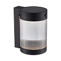 Nordlux solar wall luminaire COUPAR with switch, with sensor IP44, black matt 