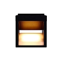 Nordlux LED Outdoor Wandleuchte RIVO, 8W, 3000K, 240lm, IP54, IK05, schwarz