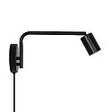 Nordlux Wandleuchte EXPLORE LONG, GU10, IP20, schwenkbar, schwarz