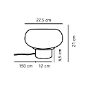 Nordlux Lampada da tavolo MALTI E27 IP20, beige 