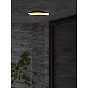 Nordlux Plafoniera OJA 29 rotondo IP54, nero 
