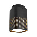 outdoor ceiling luminaire SIDARA E27 IP54, seaside black dimmable