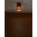Nordlux outdoor ceiling luminaire SIDARA E27 IP54, seaside metallic brown dimmable
