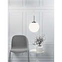Nordlux Luci a sospesione CAFE 30 a forma di balla E27 IP20, acciaio spazzolato dimmerabile Nordlux Luci a sospesione CAFE 30 a forma di balla E27 IP20, acciaio spazzolato dimmerabile