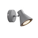 Lampada da parete EIK 1-Lampadina, con interruttore, con spina GU10 IP20, grigio, opaco 
