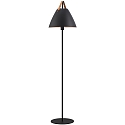 design for the people by Nordlux Stehleuchte STRAP, Höhe 153.7cm, Schirm Ø 36cm, E27, Schwarz
