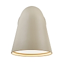 Nordlux outdoor wall luminaire FRONT SINGLE GU10 IP44, sand coloured  Nordlux outdoor wall luminaire FRONT SINGLE GU10 IP44, sand coloured