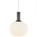 Nordlux Nordlux Pendant luminaire ALTON 25, shade  25cm, height 33cm, pendulum 300cm, E27, white / brass / black