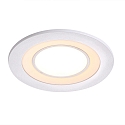 Nordlux Apparecchio da incasso a soffitto CLYDE 8 3 elemento, piatto, forma dell'anello IP20, bianco dimmerabile