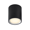 Nordlux LED Aufbau-Downlight FALLON LONG, IP20,  10cm / Hhe 12cm, 5.5W 2700K 500lm 110, 3-Step MOODMAKER Dimmung, schwarz