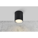Nordlux LED Aufbau-Downlight FALLON LONG, IP20,  10cm / Hhe 12cm, 5.5W 2700K 500lm 110, 3-Step MOODMAKER Dimmung, schwarz