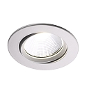 Plafonnier encastr FREMONT rond, pivotant IP23, blanche