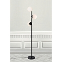 Nordlux Lampadaire LILLY E14 IP20, blanc opale, noir  