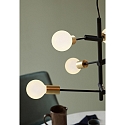 Nordlux Pendant luminaire JOSEFINE, 6x E27, IP20, black matt/brass