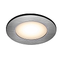 Apparecchio da incasso a soffitto LEONIS rotondo, Set di 3 IP65, nichel 