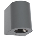 LED Outdoor Wandleuchte CANTO 2, IP44, 12W 3000K 500lm 2x120, grau