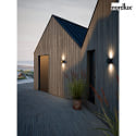 Nordlux wall luminaire CANTO KUBI 2 UP/DOWN IP44, seaside black 