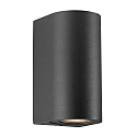 Lampada da parete CANTO MAXI 2 UP/DOWN GU10 IP44, seaside nero 