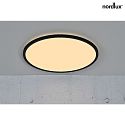 Nordlux Plafoniera OJA 60 regolabile IP20, nero opaco dimmerabile