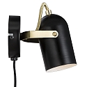 Nordlux Luminaire mural LOTUS E14 IP20, laiton, noir  