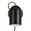 Nordlux Luminaire mural LOTUS E14 IP20, laiton, noir  