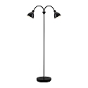 Lampadaire RAY  2 flammes E14 IP20, noir  