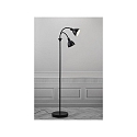 Nordlux Lampadaire RAY  2 flammes E14 IP20, noir  