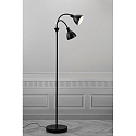 Nordlux Lampadaire RAY  2 flammes E14 IP20, noir  