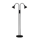Lampadaire RAY  2 flammes, dimmable E14 IP20, noir  gradable