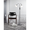 Nordlux Lampadaire RAY 2  2 flammes, dimmable E14 IP20, chrome
